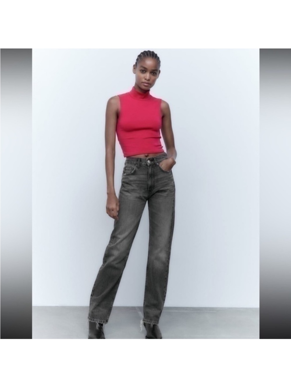 Zara | High Neck Top
